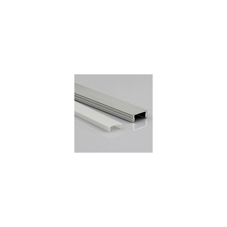 Perfil XL 2m empotrar con tapa opal includa