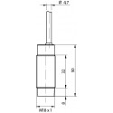 Inductivo 2/D18 detección 8mm cable 2m no Enrasable