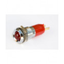 Pulsador táctil alum. de d22 mm de 24 V