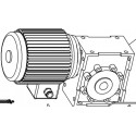 Motoreductor Horizontal 1,1kw