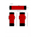 FoamCarlet, Color 1 ,H 2300mm 72 Elementos