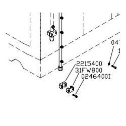 SEMIABRAZADERA PARA TUBO 1/2" COMPLETA