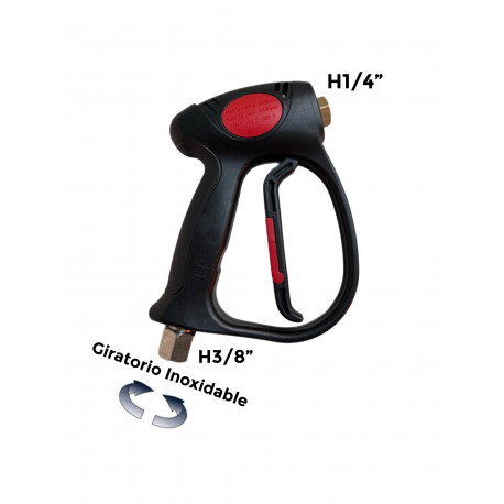 Pistola MV925 sin fuga , con racor giratorio inox.