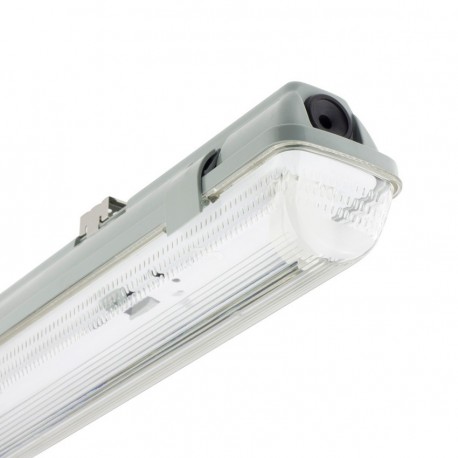 Pantalla estanca 1200mm para 1 tubo de led 